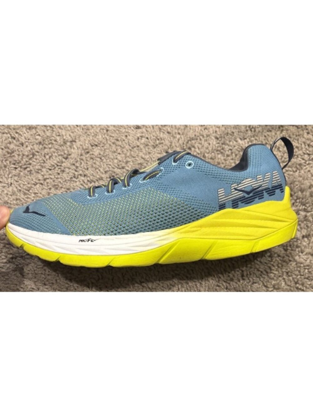 Size 9.5 - Hoka One One HOKA Mach 1019279 NSSP Blue Yellow